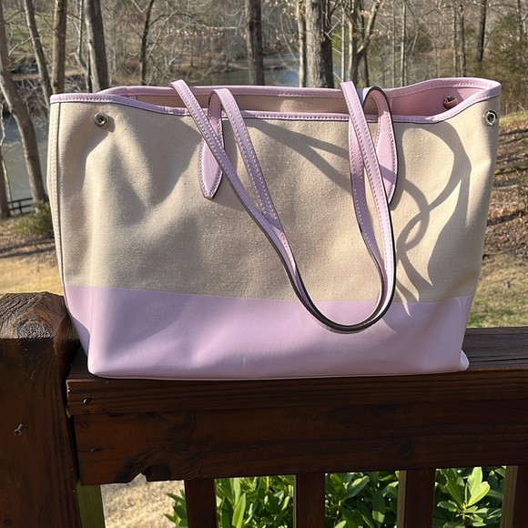 SOLD Kate Spade Canvas Tote Bag - Picture 2 of 10